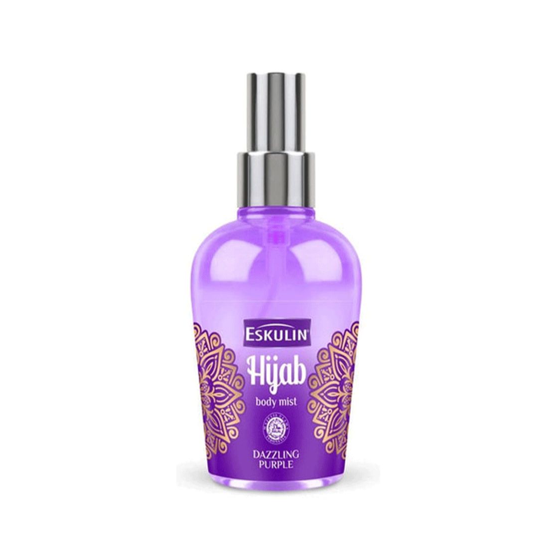 Eskulin Hijab Dazzling Purple Spray Mist Cologne 125ml – Long Lasting Sweet Floral Fragrance Body Mist for Women Fresh & Deod