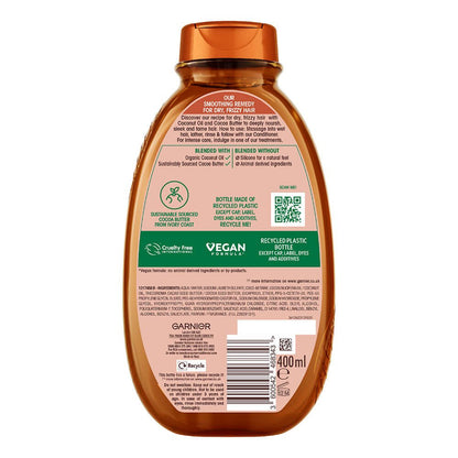 Garnier Ultimate Blends Coconut Oil & Cocoa Butter Smoothing Shampoo 400ml