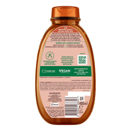 Garnier Ultimate Blends Coconut Oil & Cocoa Butter Smoothing Shampoo 400ml