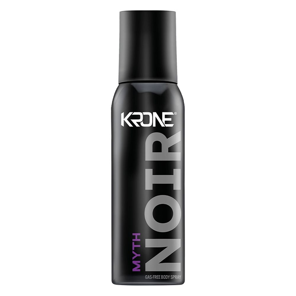 Krone Noir Myth Gas-Free Body Spray 120ml Long-Lasting Fresh & Masculine Fragrance