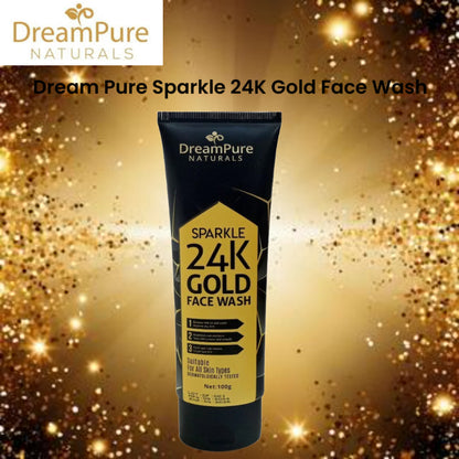 Dream Pure Sparkle 24K Gold Face Wash