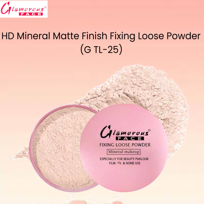 Glamorous Face HD Mineral Matte Finish Fixing Loose Powder (G TL-25)