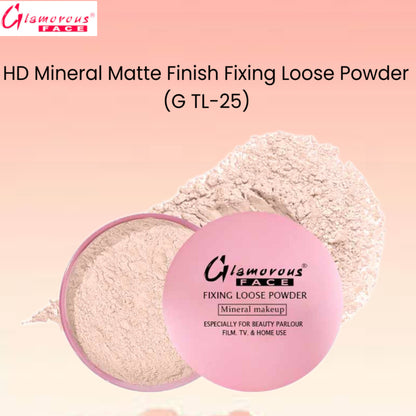 Glamorous Face HD Mineral Matte Finish Fixing Loose Powder (G TL-25)