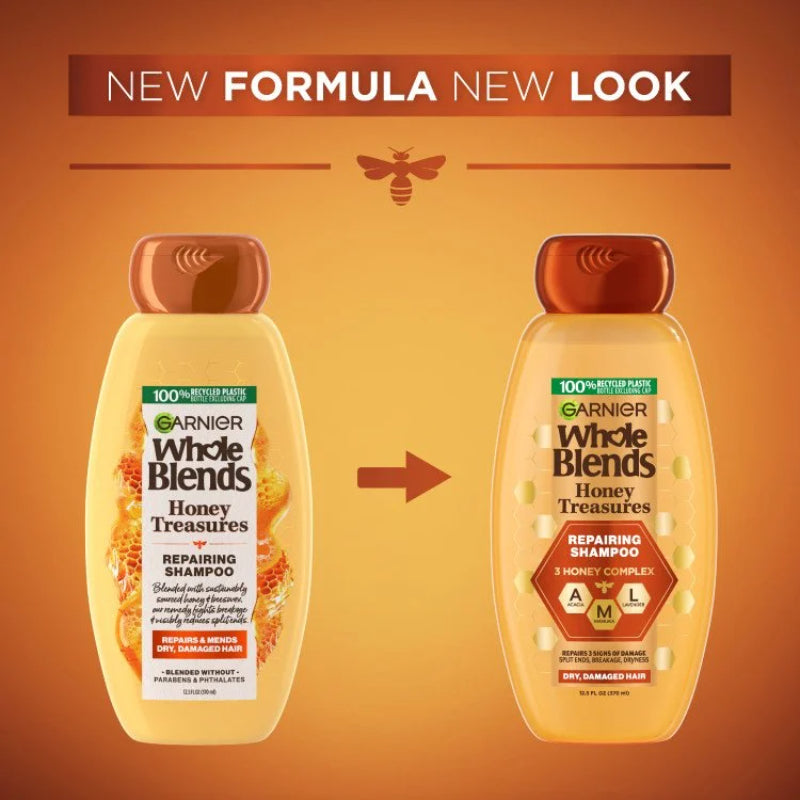 Garnier Ultimate Blends Honey Treasures Shampoo 400ml
