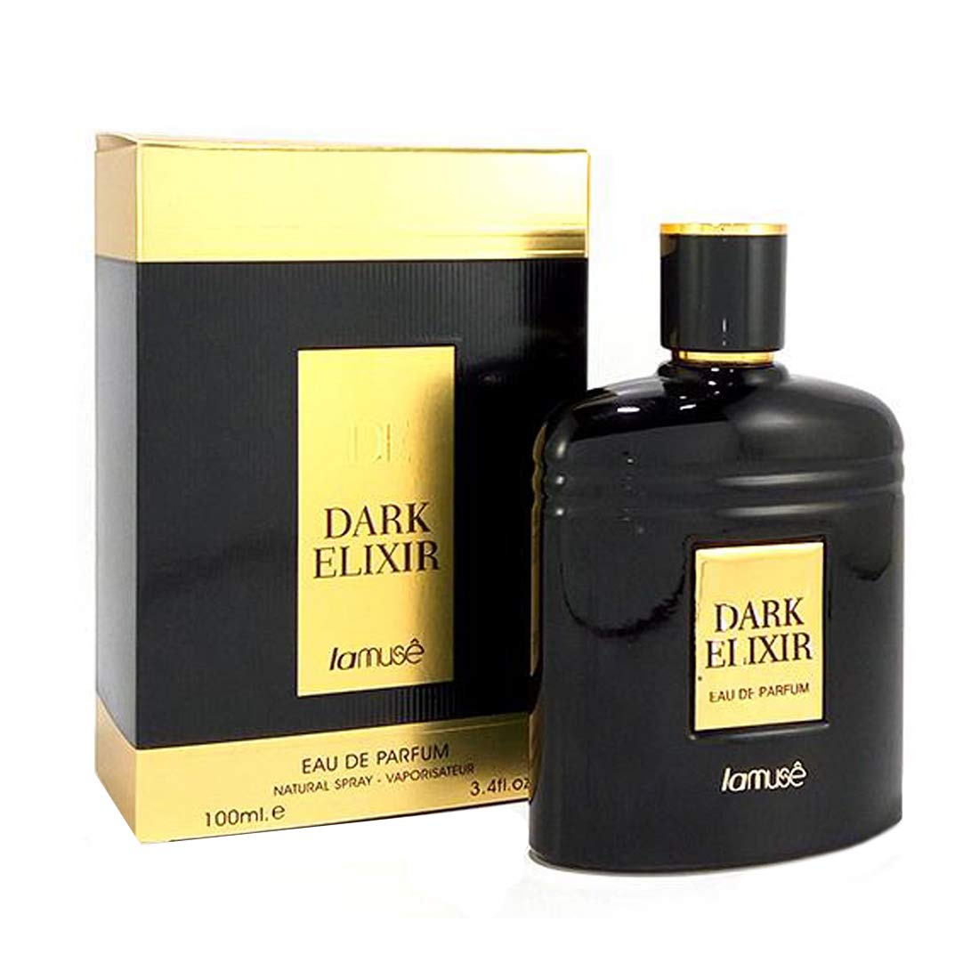 La Muse Dark Elixir Eau de Parfum for Men 100ml (Intense & Masculine Fragrance)