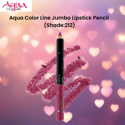 Aqua Color Line Jumbo Lipstick Pencil (Shade:212)