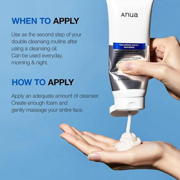 Anua 8 Hyaluronic Acid Hydrating Gentle Foaming Cleanser 150ml