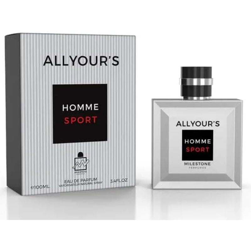 All Your's Homme Sport By Milestone Eau De Parfum 100ml for Men