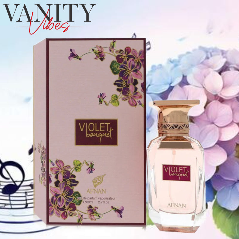 Aris Perfumes Afnan Violet Bouquet EDP 80ml for Women