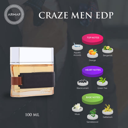 Armaf Luxe Craze Perfume EDP for Men 100ml