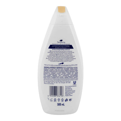 Dove Pampering Shea Butter & Vanilla Scent Body Wash 500ml – Triple Moisture Serum for Soft, Smooth & Nourished Skin