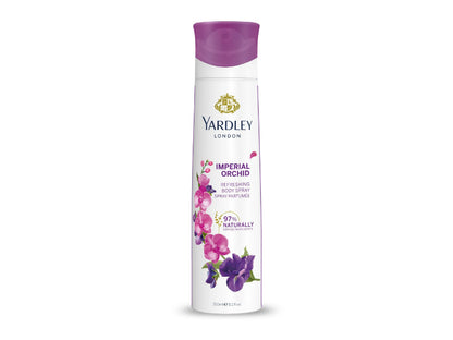 Yardley London Imperial Orchid Body Spray For Women, 150 ml