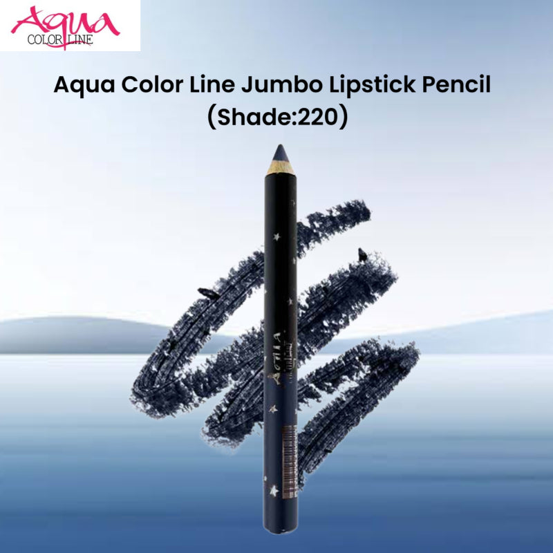 Aqua Color Line Jumbo Lipstick Pencil (Shade:220)
