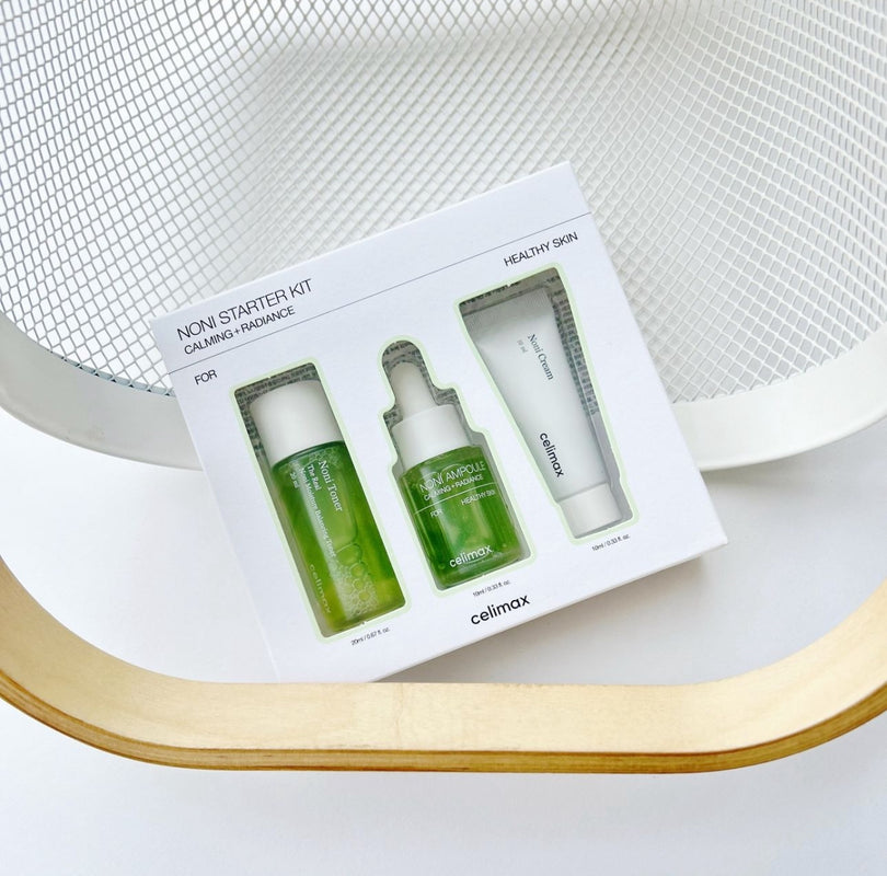Celimax Noni Starter Kit Calming & Radiance Skincare Set Healthy Glowing Skin Care (K Beauty)