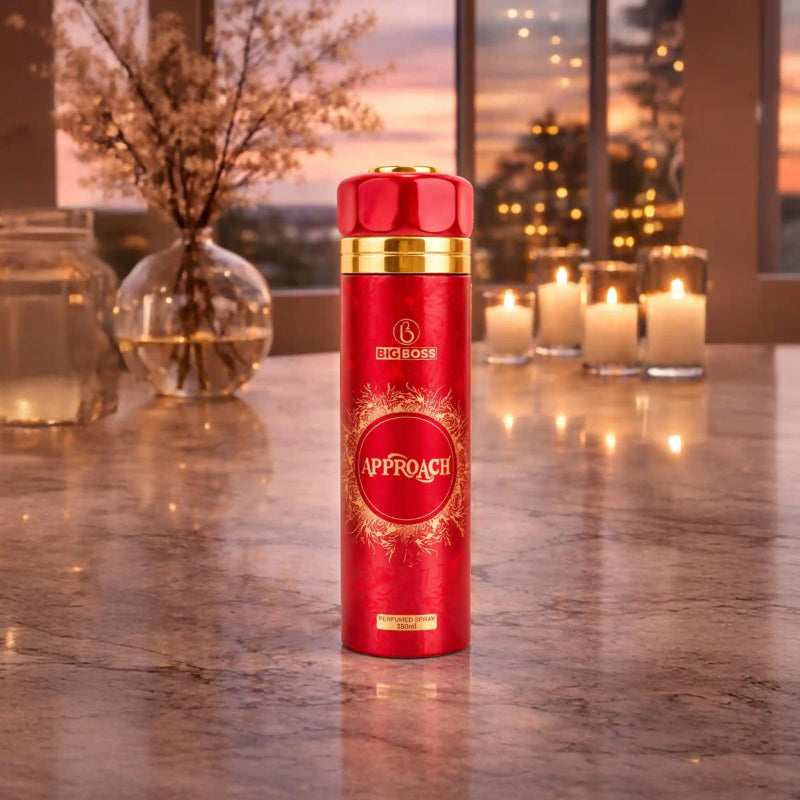 BigBoss Big Boss Approach Perfumed Spray 250ml - Long Lasting Body Mist for Men & Women, Fresh & Attractive Daily Fragrance
