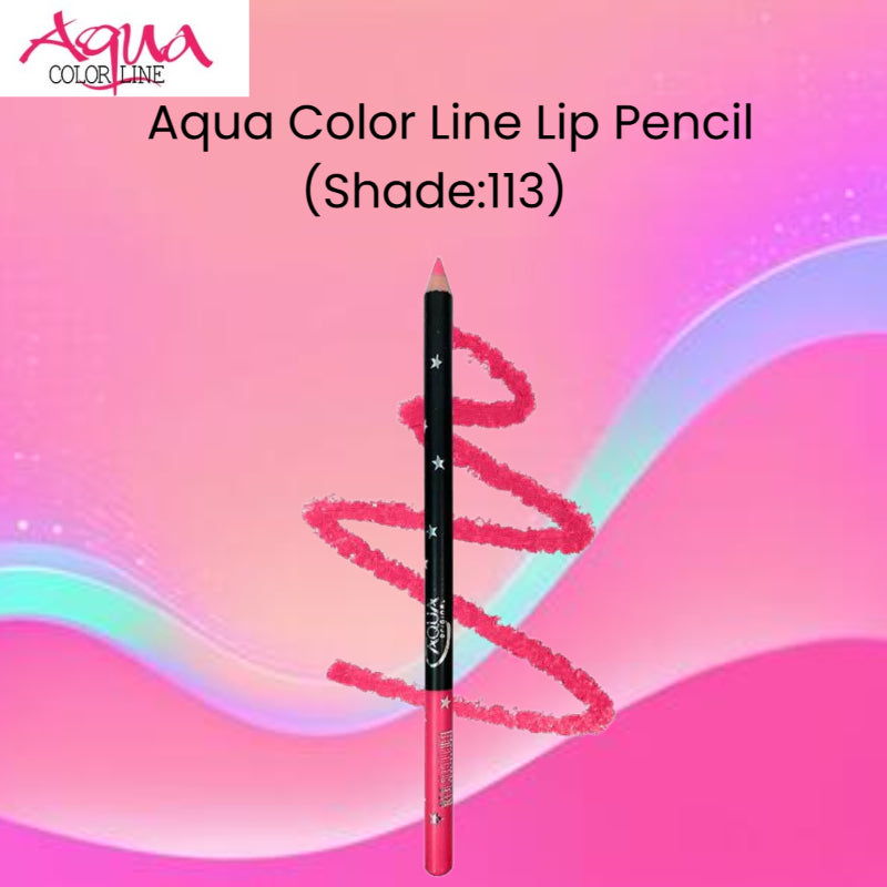 Aqua Color Line Lip Pencil (Shade:113)