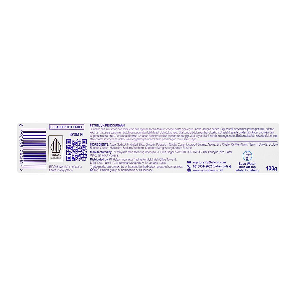 Sensodyne Multi Action Toothpaste 100g Sensitive Teeth 24/7 Protection Halal Formula