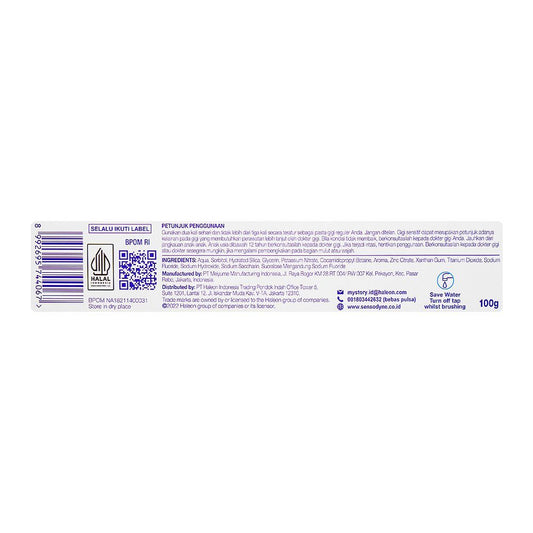 Sensodyne Multi Action Toothpaste 100g Sensitive Teeth 24/7 Protection Halal Formula