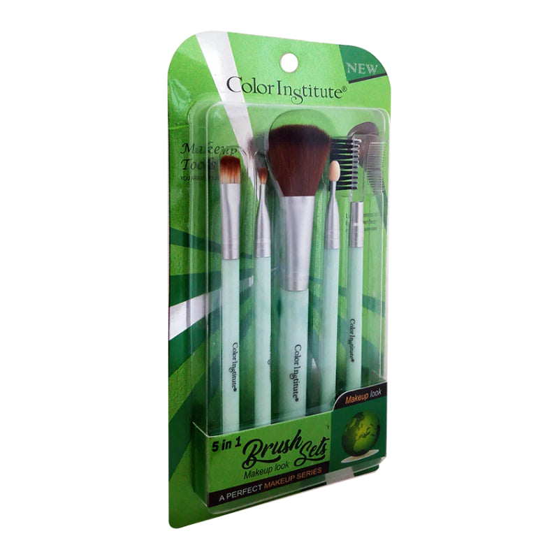 Color Institute 5 in 1 Brush Set (Green)