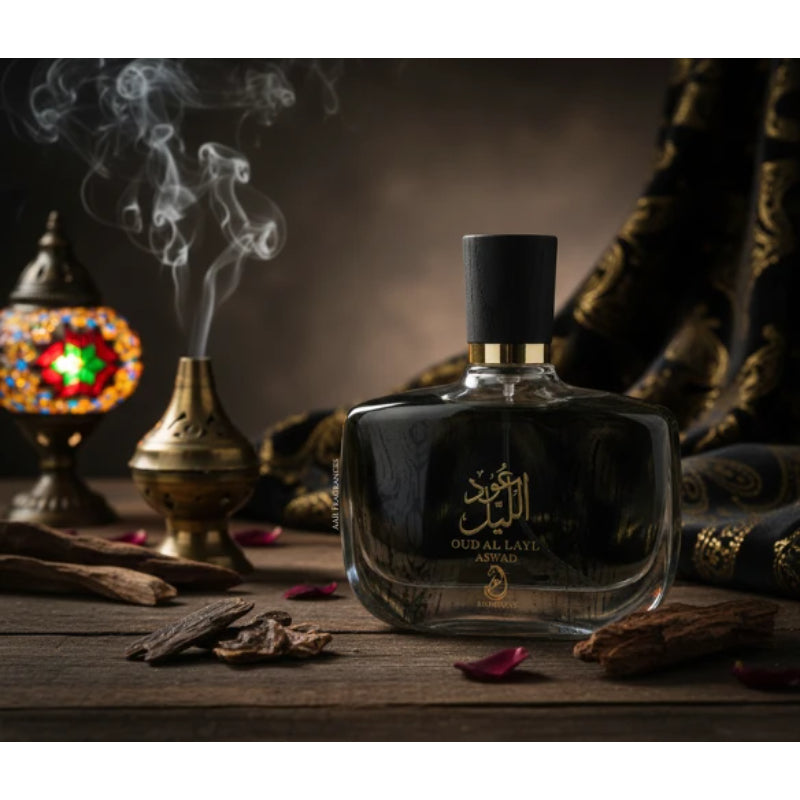 Arabiyat Oud Al Layl Aswad Eau de Parfum 100ml for Men Intense Woody & Oriental Fragrance