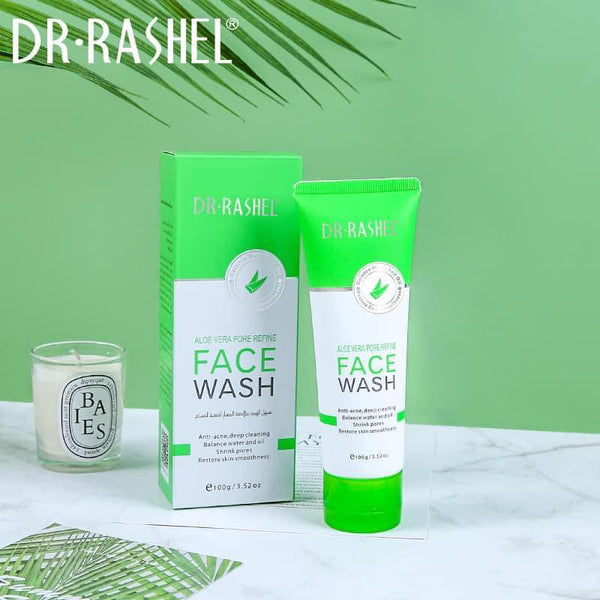 Dr. Rashel Aloe Vera Pore Refine Face Wash 100 g Gentle Cleansing & Pore Care