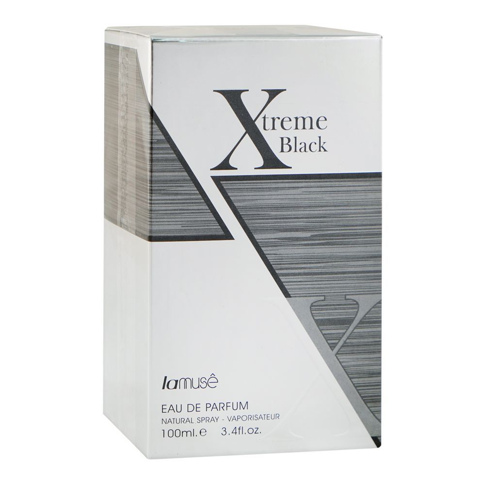 La Muse Xtreme Black Eau de Parfum 100ml - Long Lasting Original Bold Masculine Fragrance for Men
