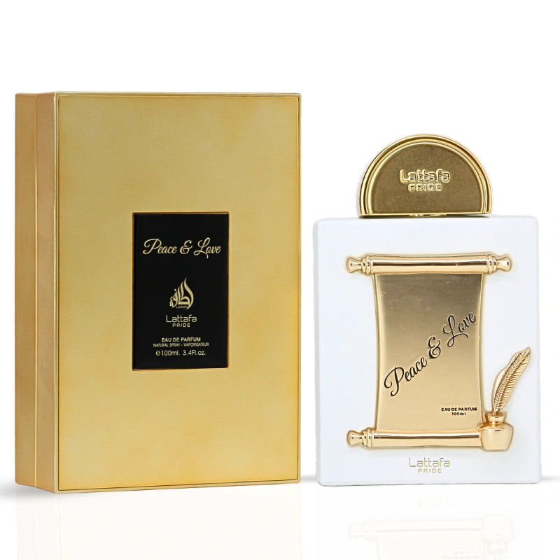 Lattafa Pride Peace & Love Eau de Parfum 100ml - Long Lasting Original Elegant Unisex Fragrance for Men & Women