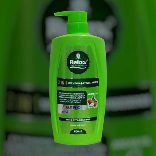 Relax Feel Confident 2 in 1 Shampoo + Conditioner 650ml