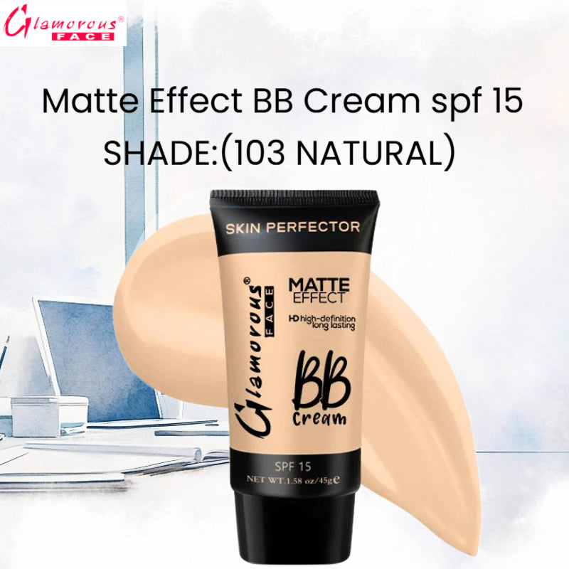 Glamorous Face Matte Effect BB Cream spf 15 (Shade:103 Natural)