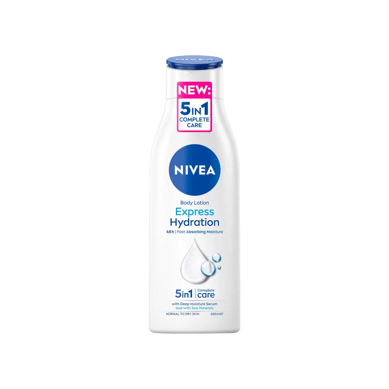 Nivea Express Hydration 5 in 1 Complete Care Body Lotion 250ml