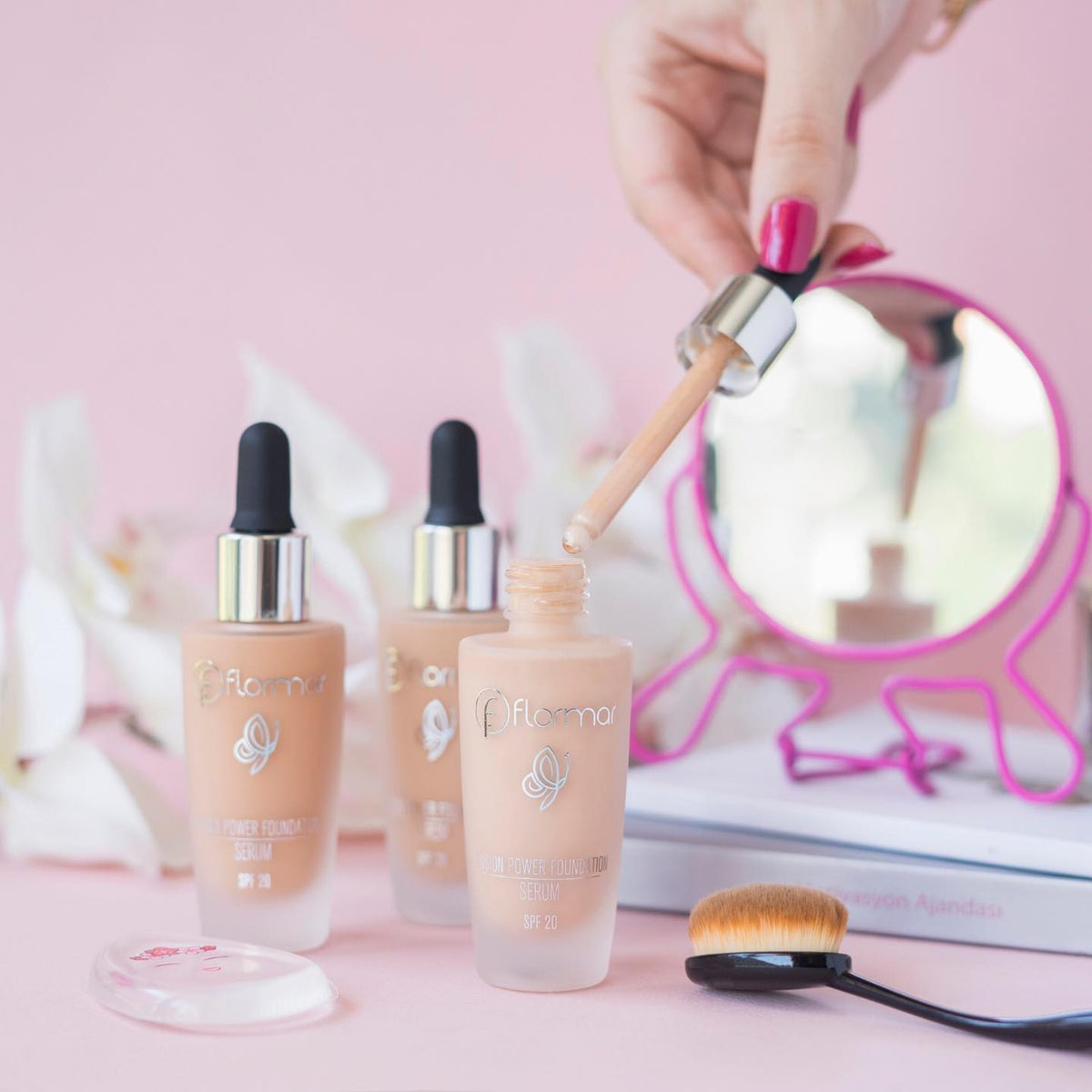 Flormar Fusion Power Foundation Serum (Shade: SF-16 Beige) 30ml