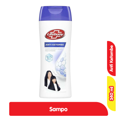 Lifebuoy Anti Ketombe Sampo Rambut Sehat Shampoo 340ml