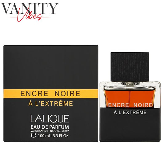 Lalique Encre Noire À L’Extrême Eau De Parfum 100ml Intense Woody Aromatic Fragrance for Men