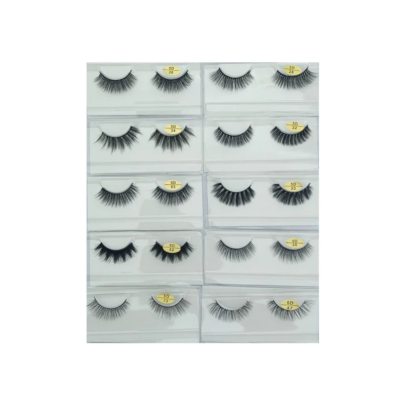 Glamorous Face 8D Mink Hair Eyelashes 10 Pieces (GF 8069)