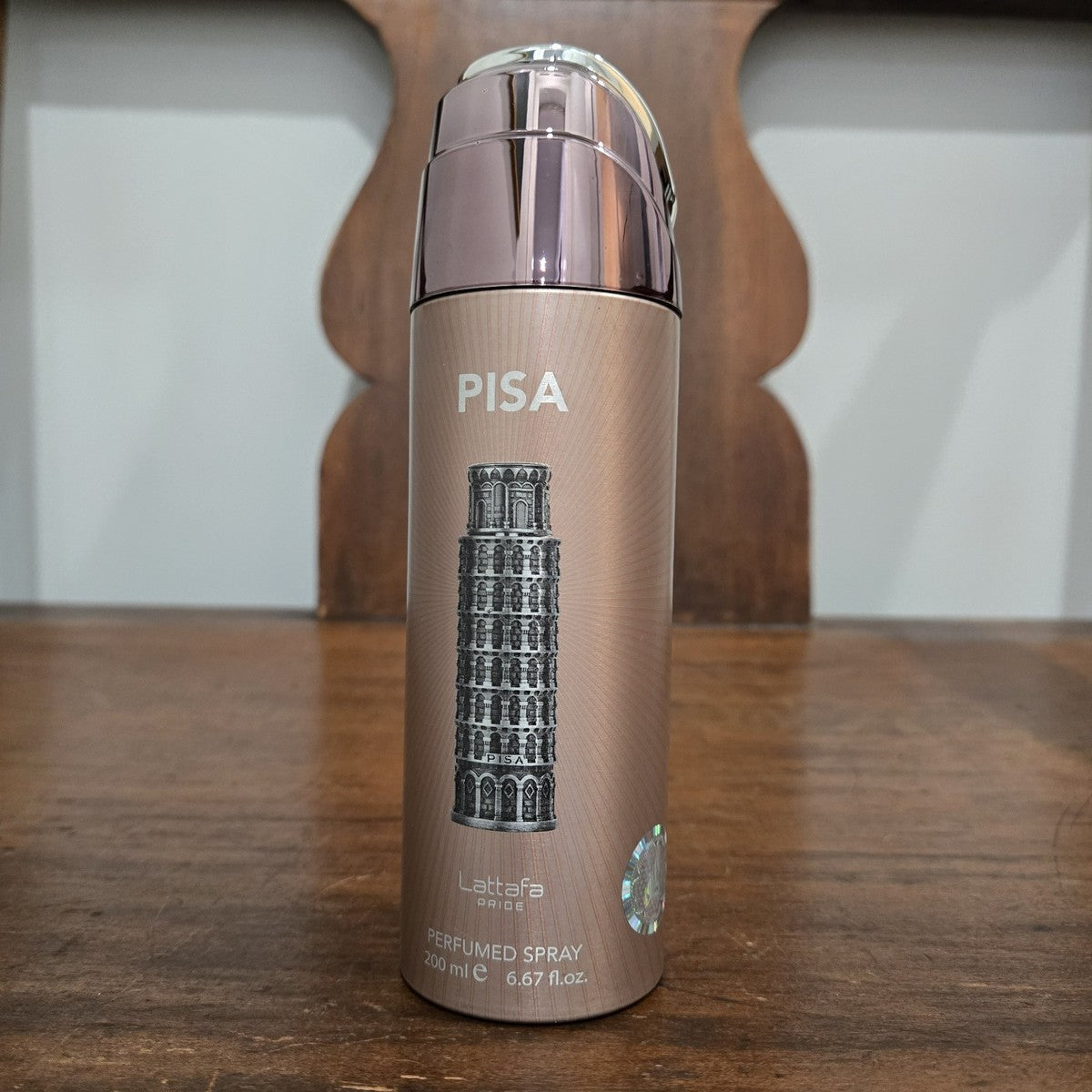 Lattafa Pride Pisa Perfumed Spray 200ml – Long Lasting Luxury Fresh Citrus Woody Fragrance Body Spray for Men & Women