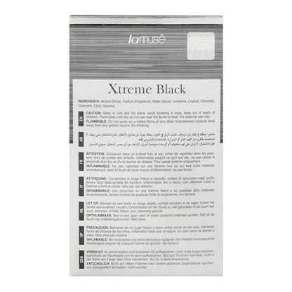 La Muse Xtreme Black Eau de Parfum 100ml - Long Lasting Original Bold Masculine Fragrance for Men
