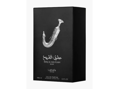 Lattafa Ishq Al Shuyukh Silver Perfume for Unisex Eau de Parfum