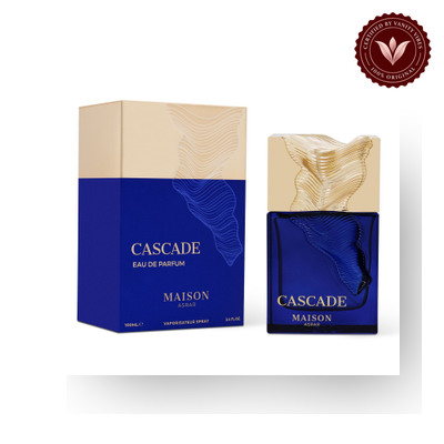 Maison Asrar Cascade Eau de Parfum box and bottle