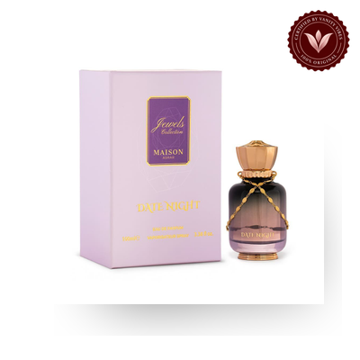 Maison Asrar Date Night Eau de Parfum box and bottle