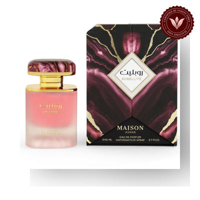 Maison Asrar Rubellite Eau de Parfum box and bottle
