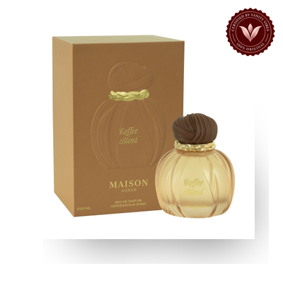 Maison Asrar Coffee Blend Eau de Parfum box and bottle