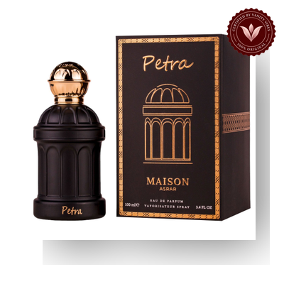 Maison Asrar Petra Eau de Parfum 100ml box and bottle