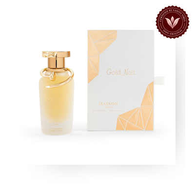 Maison Asrar Gold Noir Eau de Parfum 100ml box and bottle