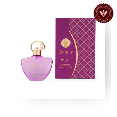Maison Asrar Qamar Eau de Parfum box and bottle