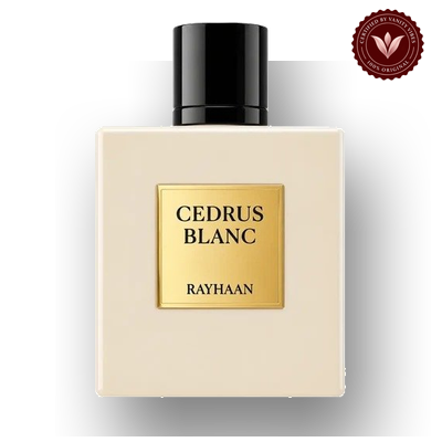 Cedrus Blanc by Rayhaan EDP 100ml Unisex Perfume | Pakistan perfume bottle with Vanity Vibes badge