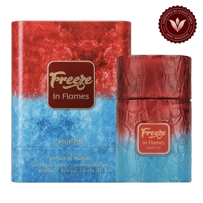 Riiffs Freeze in Flames Extrait 100ml bottle and box