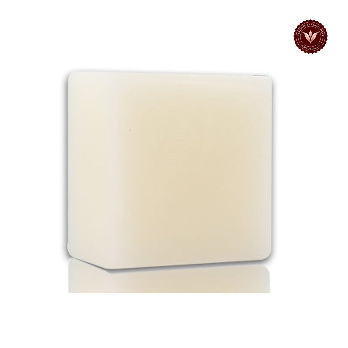 Glamorous Face Natural Rice Essence Soap, centered on a white background with Vanity Vibes badge