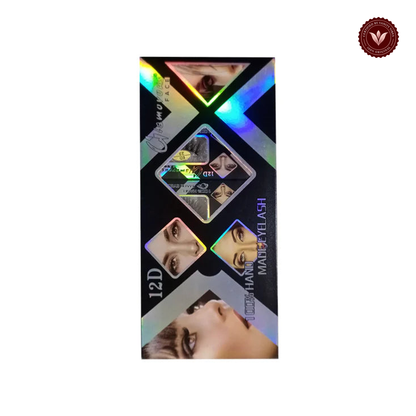 Glamorous Face 12D Mink Hair Eyelashes 10 Pieces (GF 8068) — centered product photo on white with Vanity Vibes badge