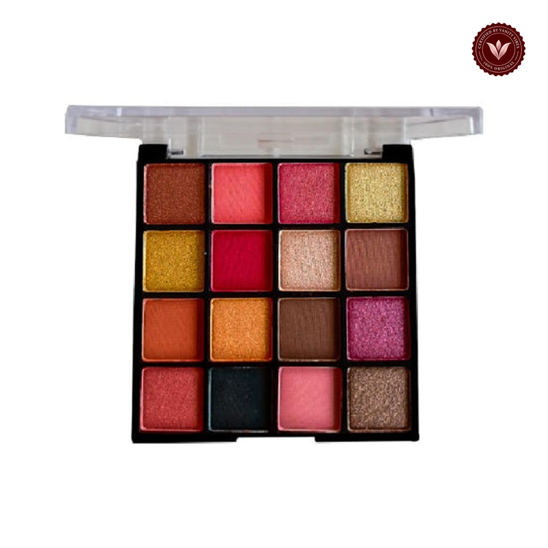 Glamorous Face 16 Color Cherish Eyeshadow Palette (A) — centered product photo on white with Vanity Vibes badge