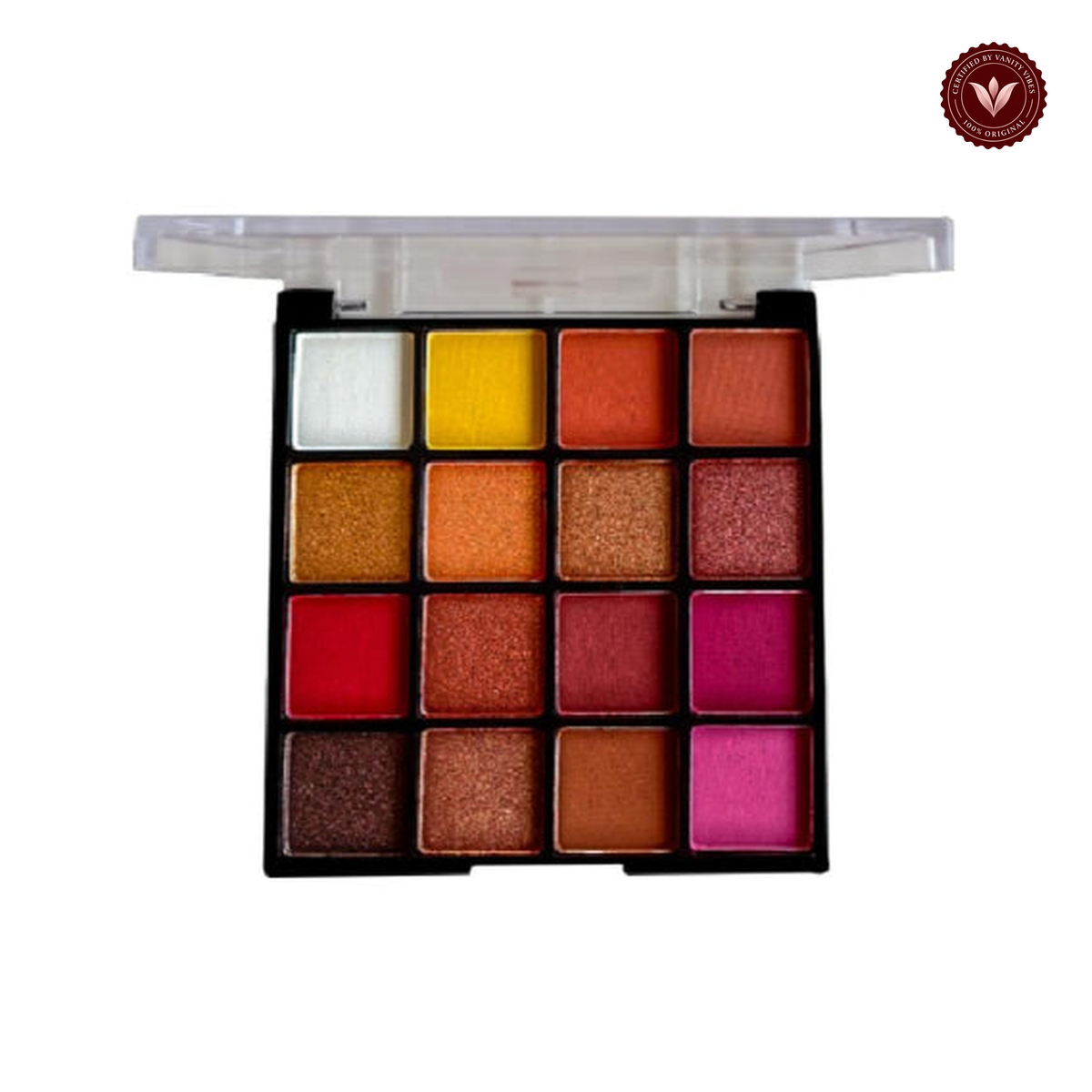 Glamorous Face 16 Color Cherish Eyeshadow Palette (B) — white background product image with Vanity Vibes badge